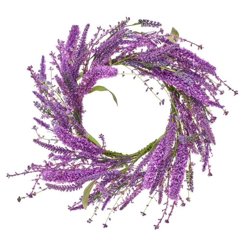 24" Wild Lavender Wreath