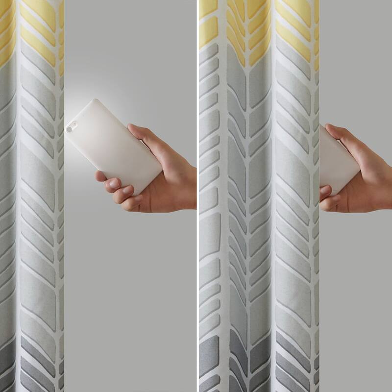 Printed Total Blackout Curtain Panel