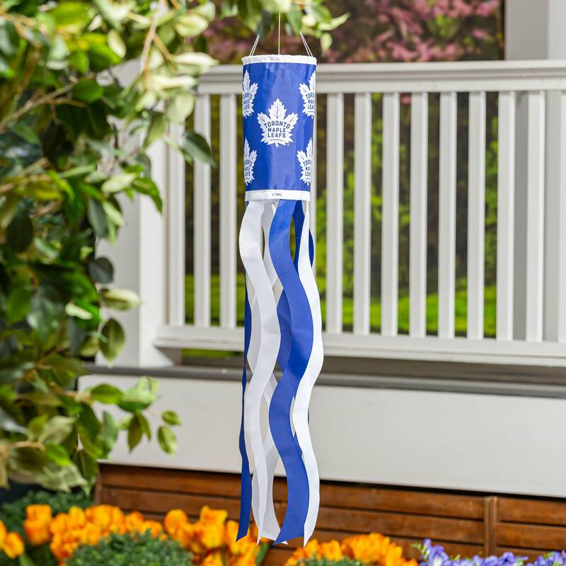 40" NHL Team Sublimated Fabric Windsock - Maple Leafs