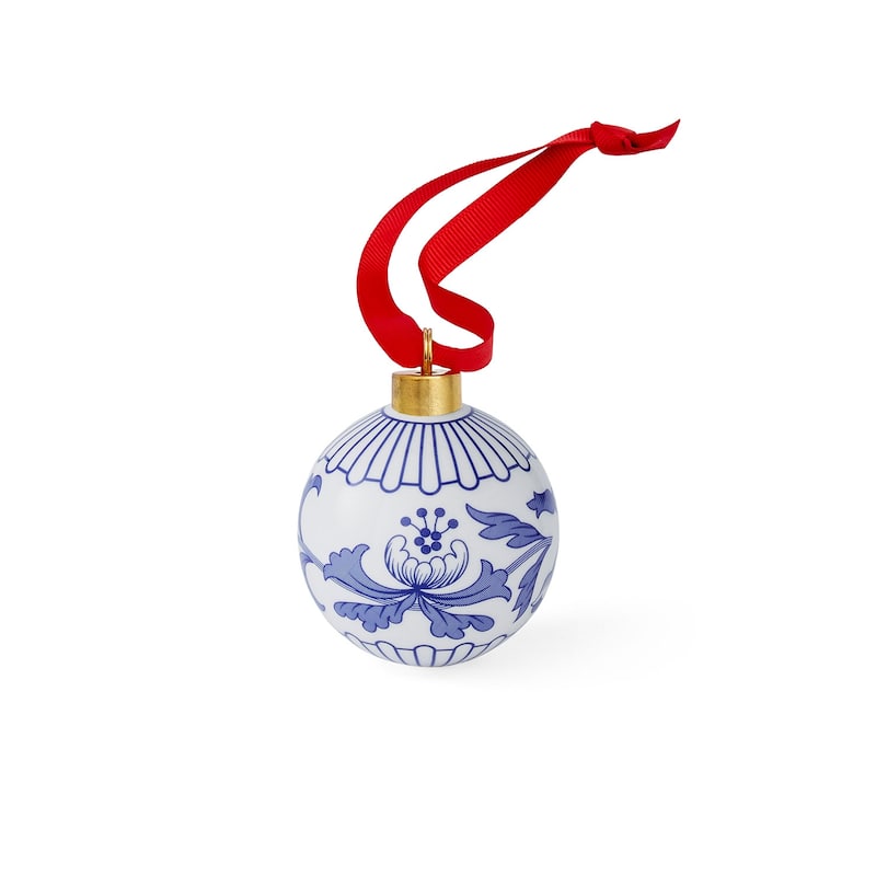 Spode Blue Italian Bauble - 2.6 Inch