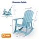 preview thumbnail 77 of 134, WINSOON All Weather HIPS Outdoor Rocking Chair, Set of 2