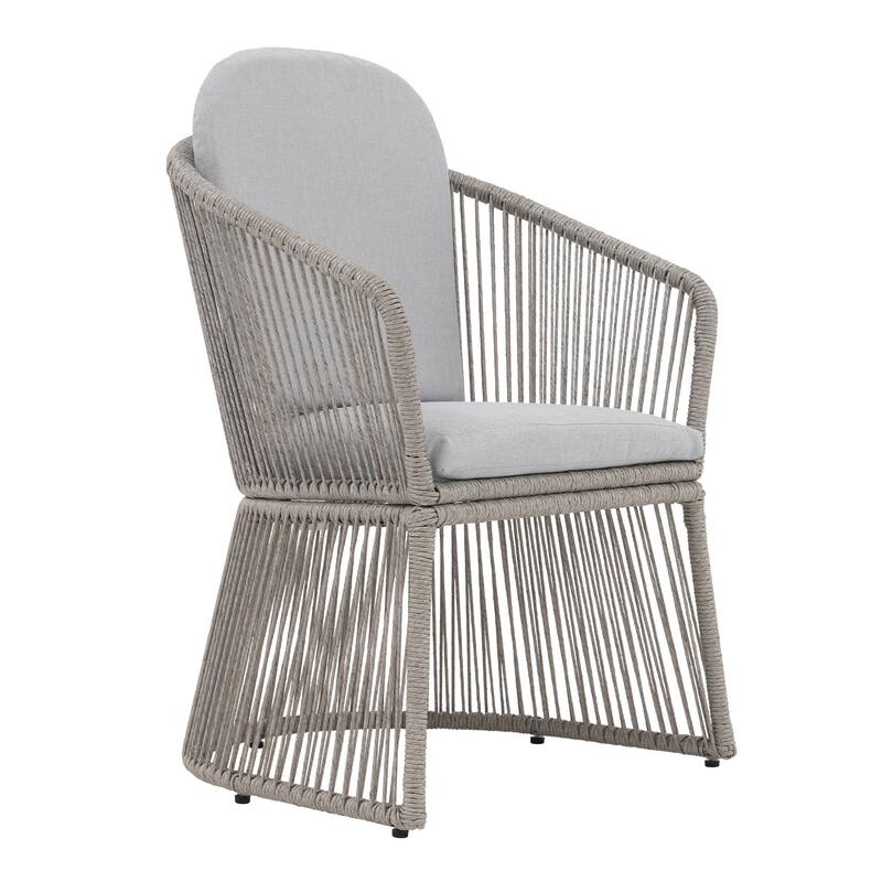 Outdoor Patio Dining Sets with Rattan Chairs and Aluminum Extendable Dining Table for 8 Persons