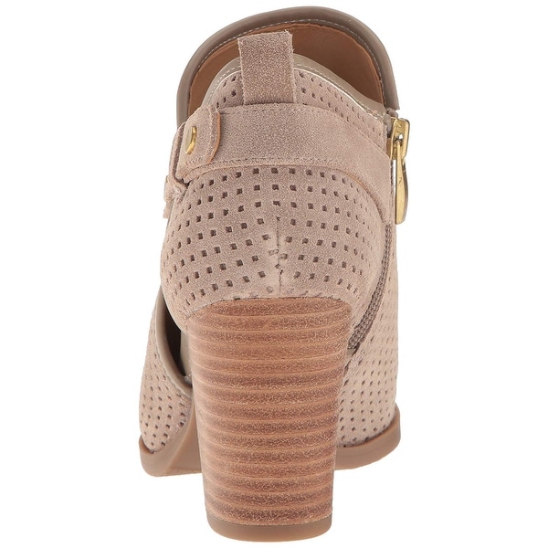 franco sarto dakota perforated ankle booties