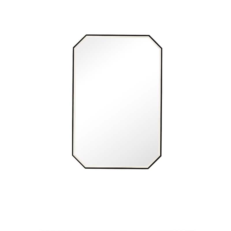 James Martin Vanities Rohe 24" Mirror - Matte Black