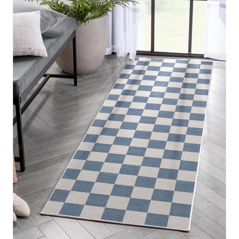 Well Woven Apollo Square Modern Geometric Flat-Weave Area Rug