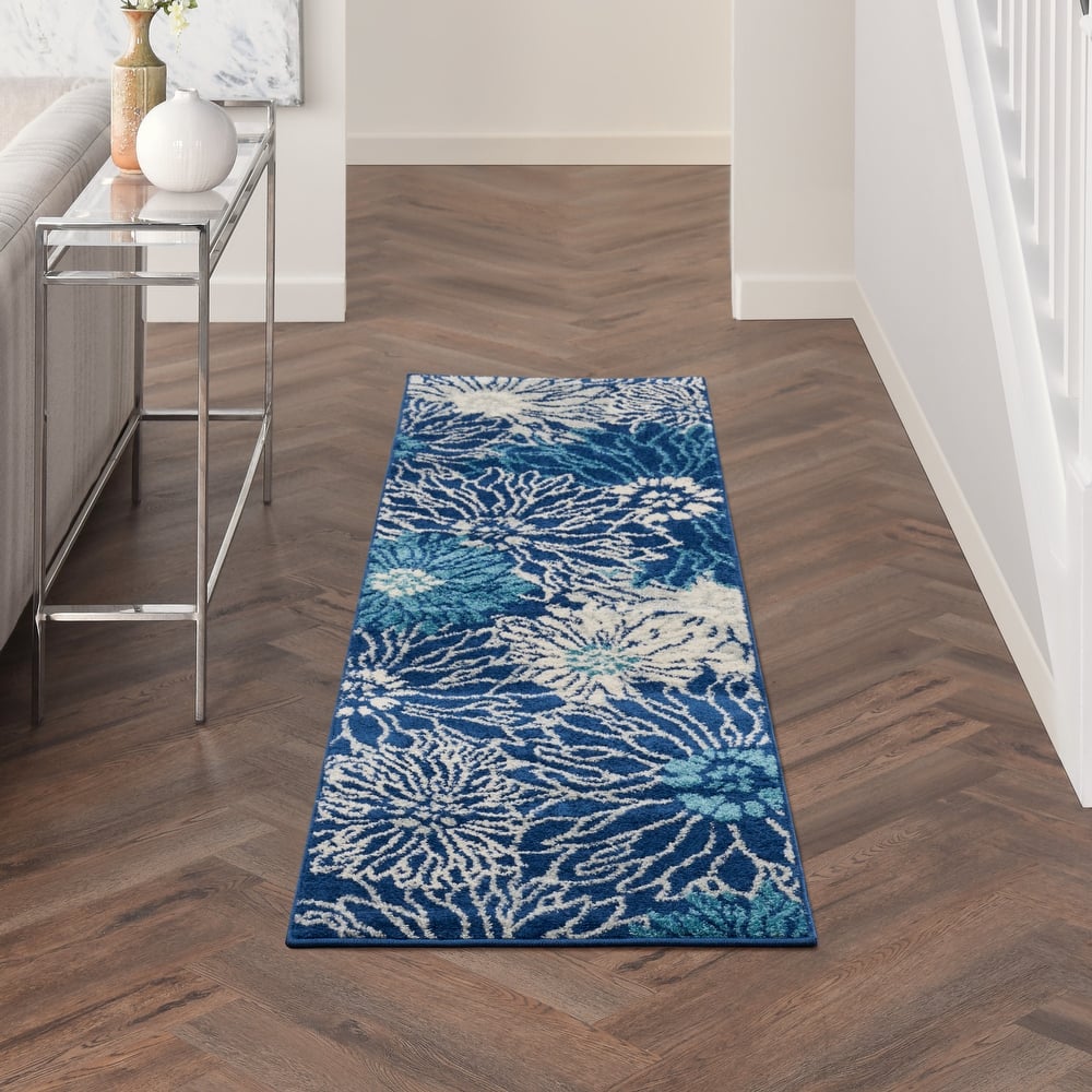 Nourison Passion Abstract Modern Floral Area Rug