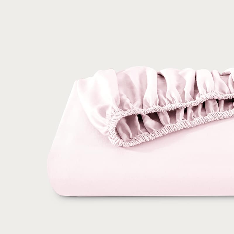 Bare Home Organic Cotton Fitted Sheet - Smoth Sateen Weave