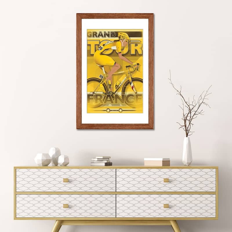 iCanvas "Tour De France Cycling Race" by WyattDesign