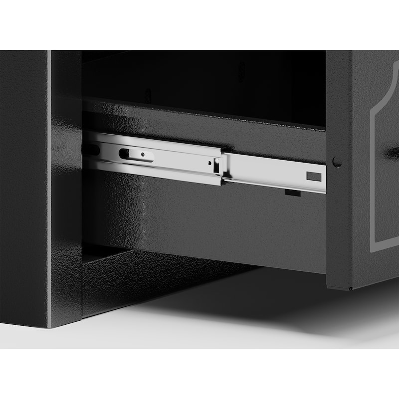 8 - Gun Capacity Rifle Safe. Holds Rifles, Pistols, Shotguns. Digital Lock for Quick Access. Removable Shelf