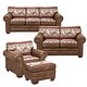 preview thumbnail 1 of 10, Deer Valley Lodge 4-piece Group with Sofa Sleeper Brown - 4 Piece