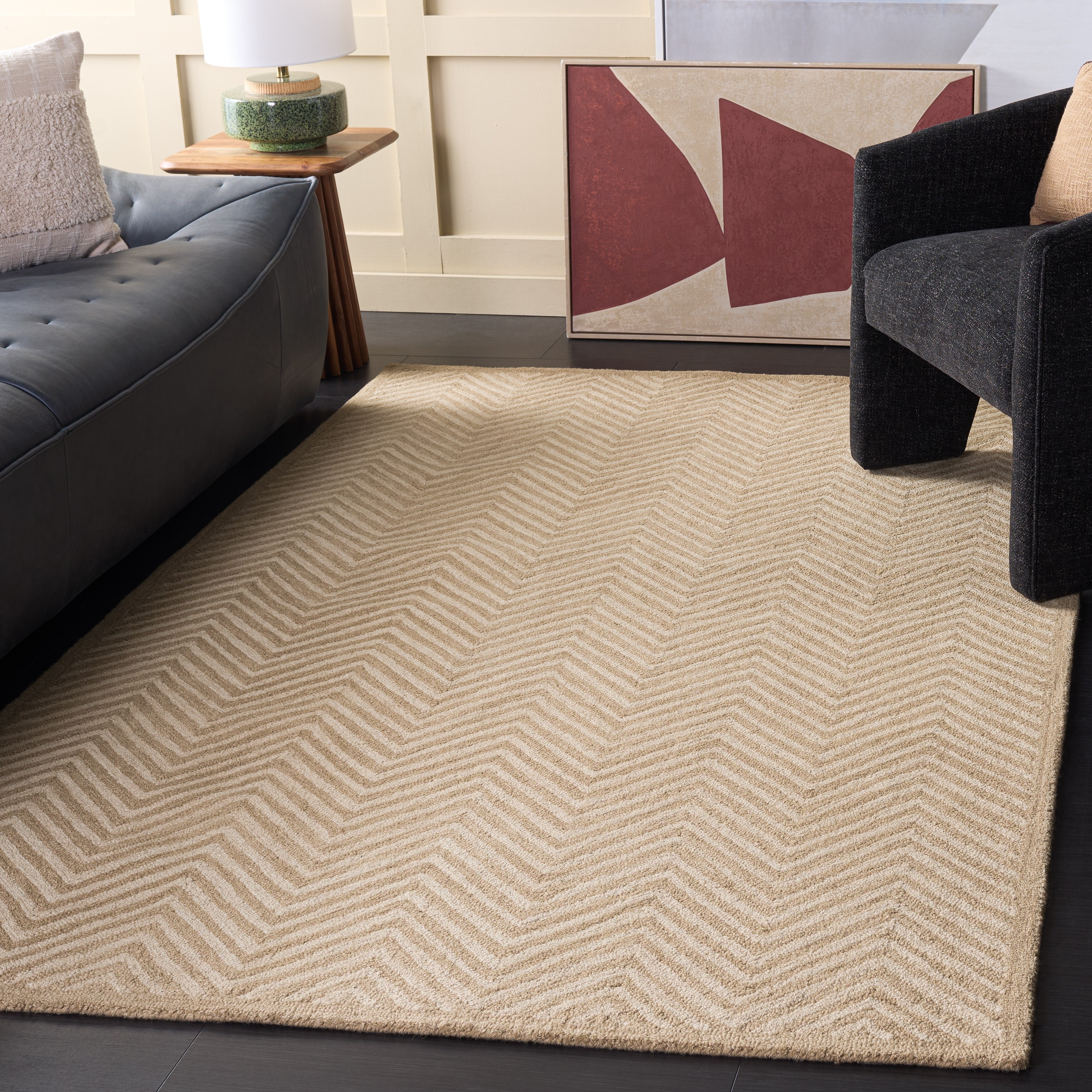 SAFAVIEH Hand-Tufted Abstract Rowan Wool Rug