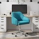 preview thumbnail 7 of 117, Corvus Braff Velvet Upholstered Adjustable Ergonomic Office Chair