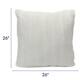 Cheer Collection Solid Color Faux Fur Throw Pillows (Set of 2)