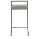 Option grey faux leather