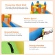preview thumbnail 3 of 4, Inflatable Slide Bouncer Water Park Bounce House with 480W Air Blower