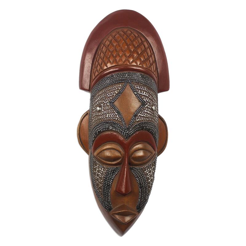 Novica Handmade My Protector African Wood Mask