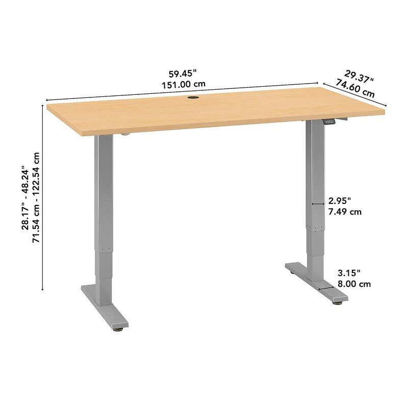 Bush Business Furniture Move 40 Series 60x30 Adjustable Standing Desk