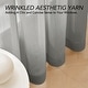 preview thumbnail 8 of 29, Deconovo Bedroom Crepe Solid Sheer Voile Curtain (2 Panels)