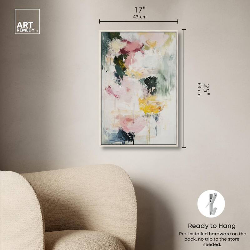 Dripping Colors II Canvas by Art Remedy