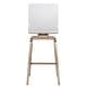 preview thumbnail 25 of 28, Miles Acrylic Swivel High Back Bar Stools (Set of 2) by iNSPIRE Q Bold