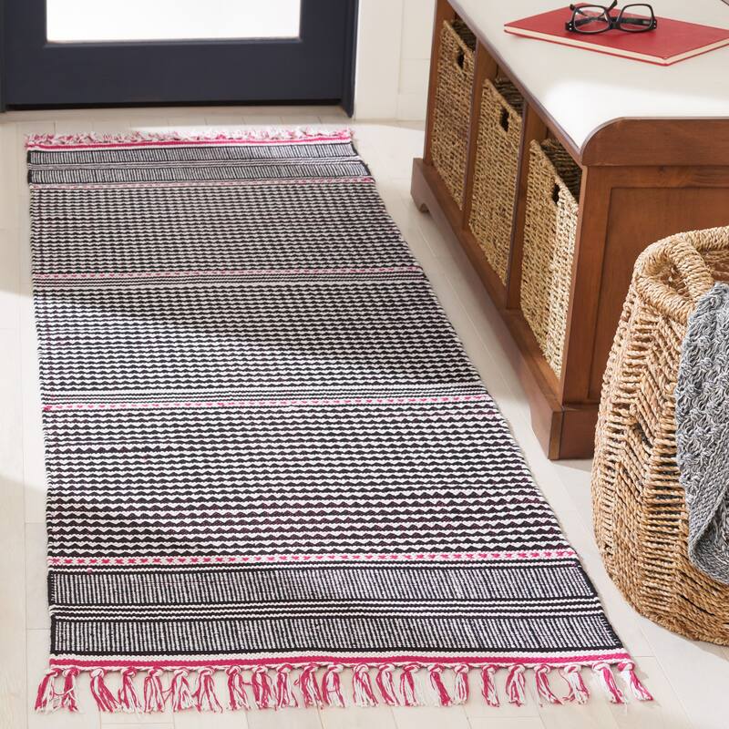SAFAVIEH, Handmade Flatweave Montauk Susse Casual Cotton Rug