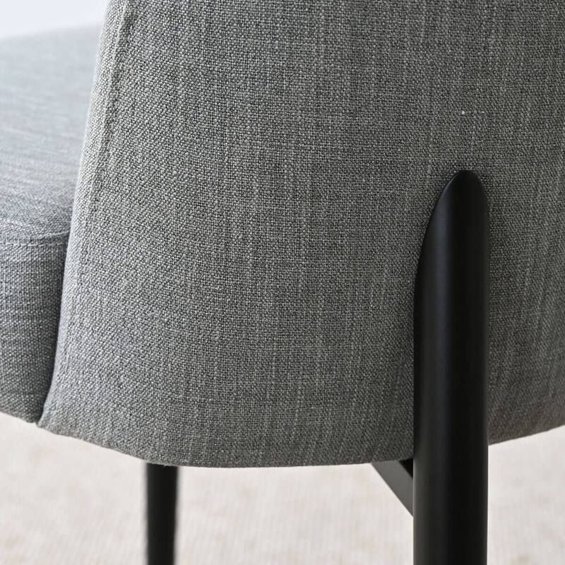 Linen Upholstered Dining Chair(Set of 2)