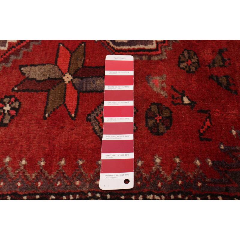 ECARPETGALLERY Hand-knotted Konya Anatolian Red Wool Rug - 3'6 x 9'7