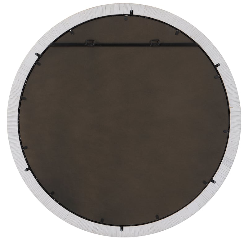 Uttermost Granada Whitewash Round Mirror - 42" dia