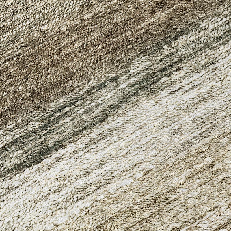 Machine Washable Indoor/ Outdoor Chantille Solid Ombre Rug