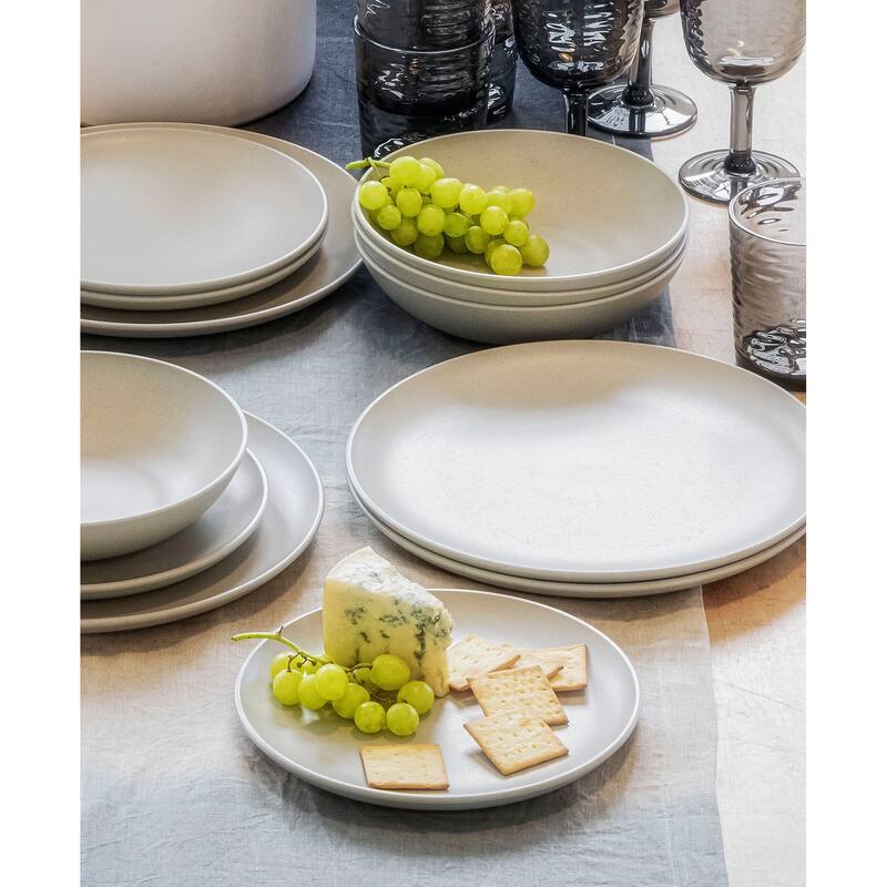 Abode Homewares Coupe Wheat PP Salad Plate - Brown - 8.5" - Set of 6