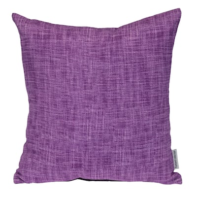 Woven Square Throw Pillow - 18" - Purple