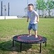 preview thumbnail 2 of 15, 40"Mini Exercise Trampoline for Adults or Kids - Indoor Fitness Rebounder Trampoline with Safety Pad