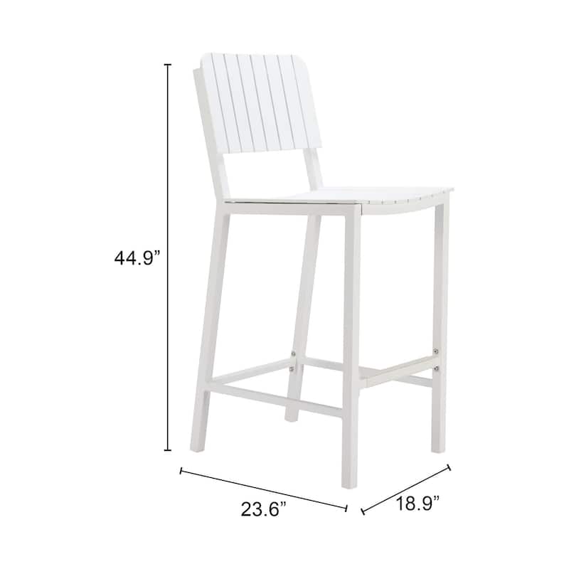 Kayu Barstool White - White