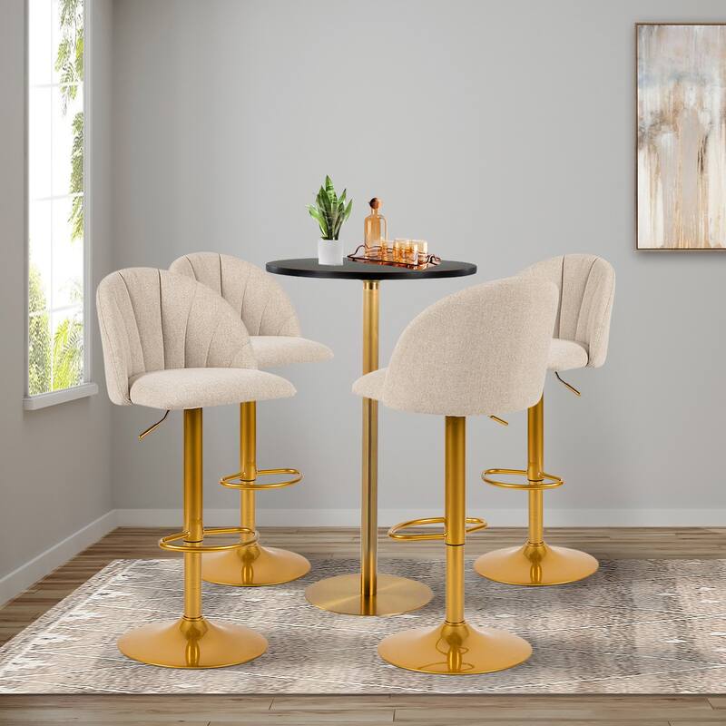 AdjustableCounter Height Barstools,Set of 4