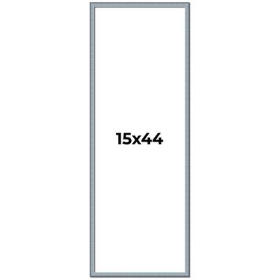 15x44 Frame Rustic Sky Blue Solid Wood Picture Frame | 0.75 Inch