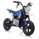 preview thumbnail 8 of 78, High Power 24V Ride On Motocross Motorcycle for Kids 5-15, 200W Hub Motor, Rear Wheel Shock Absorber, Bluetooth, LED Lights
