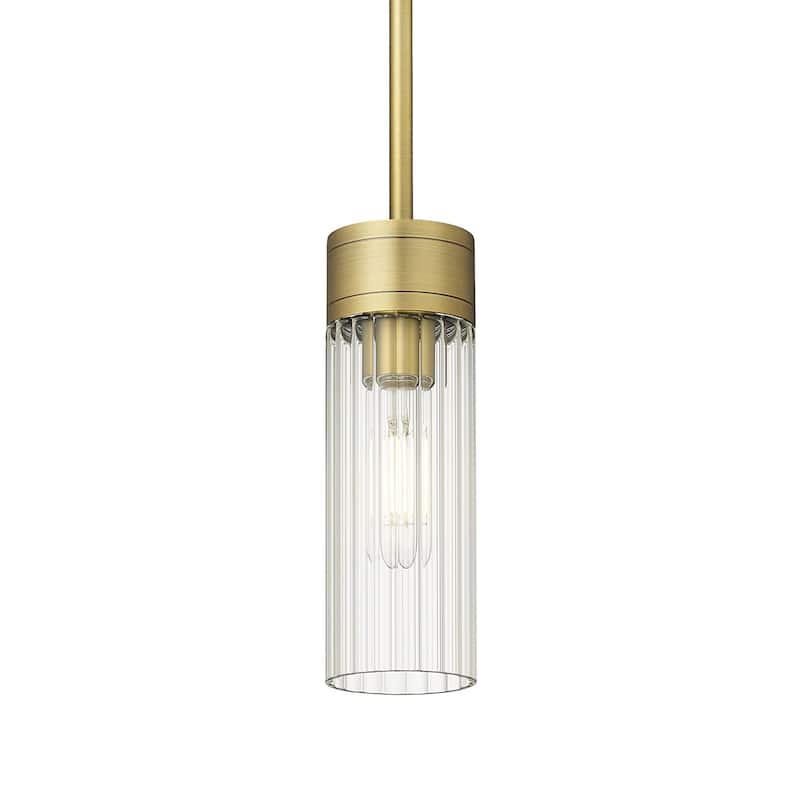 Innovations Lighting 429-1S-10-3 Empire Pendant Empire 3" Wide Mini - Brushed Brass / Clear