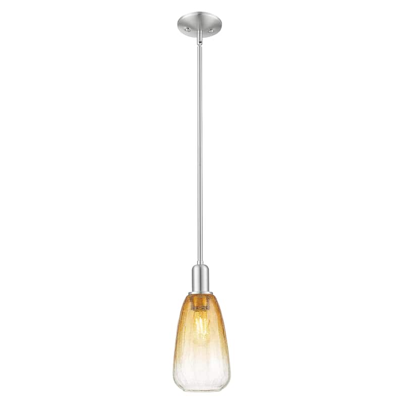 Innovations Lighting Downtown Urban - Brookhaven Almond - 1 Light 6" Stem Hung Mini Pendant