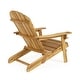 preview thumbnail 37 of 49, Bellwood Outdoor Acacia Wood Folding Adirondack Chairs (Set of 2) by Christopher Knight Home
