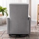 preview thumbnail 7 of 27, Modern Upholstered Rocker Nursery Chair Plush Seating Glider Swivel Recliner Chair,