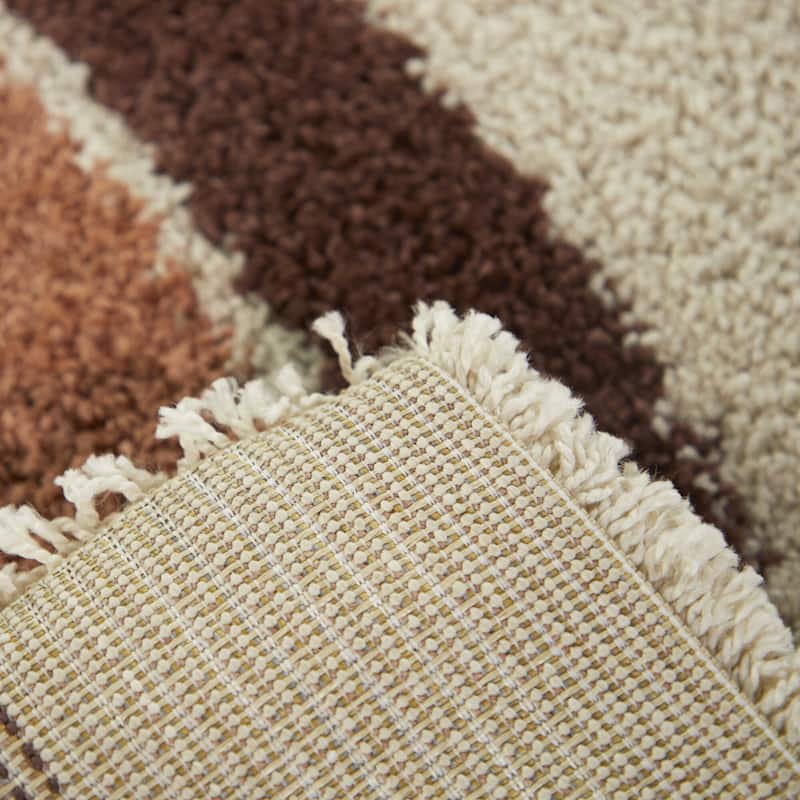 Mod-Tod Kristina Kids Rainbow Shag Area Rug