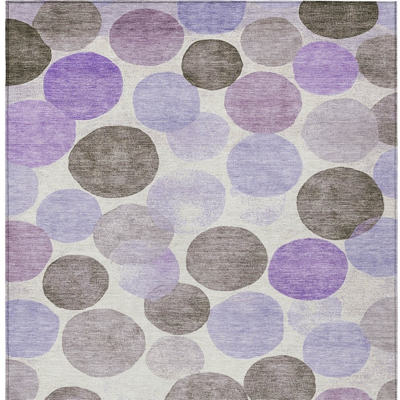 HomeRoots Geometric Transitional Rectangle Outdoor Rug