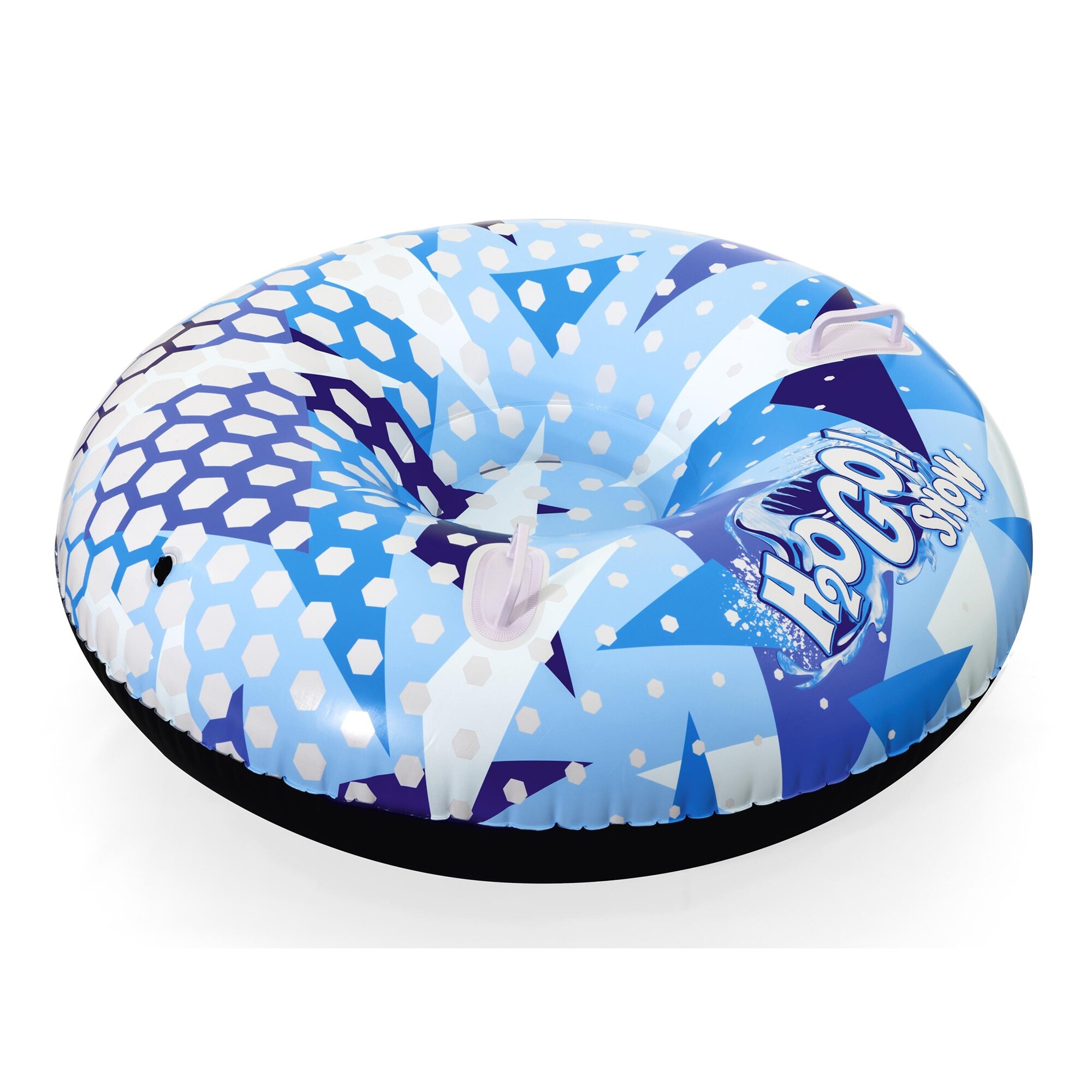 H2OGO! Snow 48 Inch Arctic Rush Inflatable Winter Snow Tube Saucer
