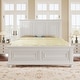 Traditional Town and Country Style Pinewood Vintage Queen Bed - Bed ...