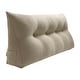 WOWMAX Bed Rest Wedge Reading Pillow Headboard Back Support Cushion ...
