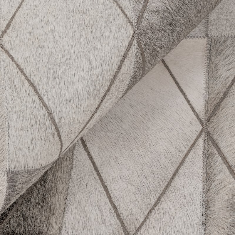 Ben Soleimani Arlequin Hide and Viscose Hand Woven Rug