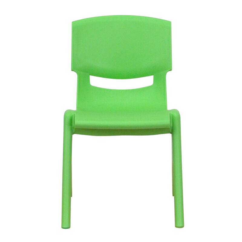 4 Pack Plastic Stack School Chair with 12" Seat Height - Kids Chair