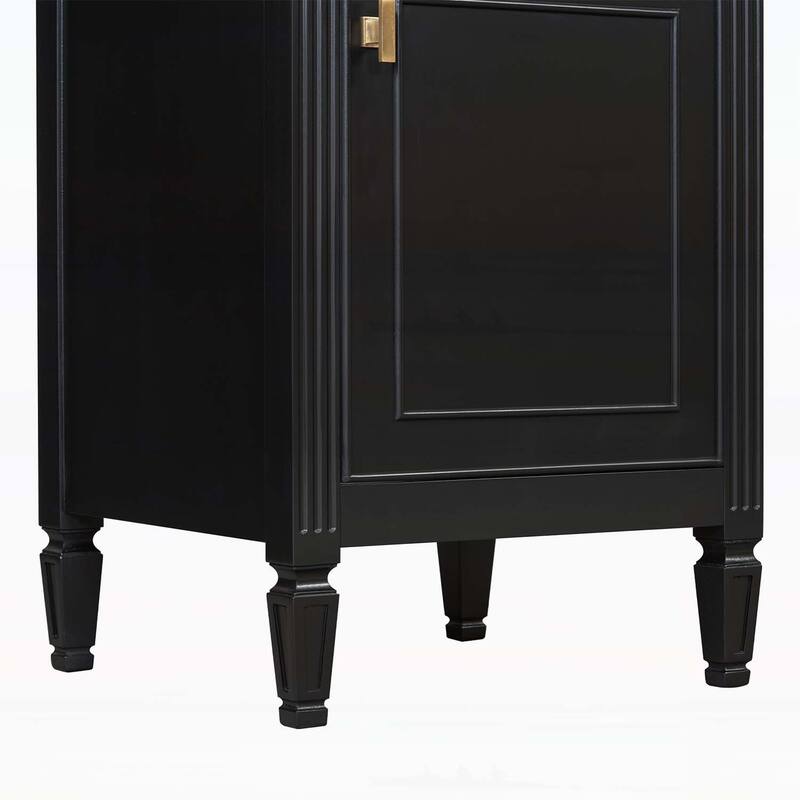 Freestanding Vanity Set with Adjustable Shelf,Tilt-Out Drawer
