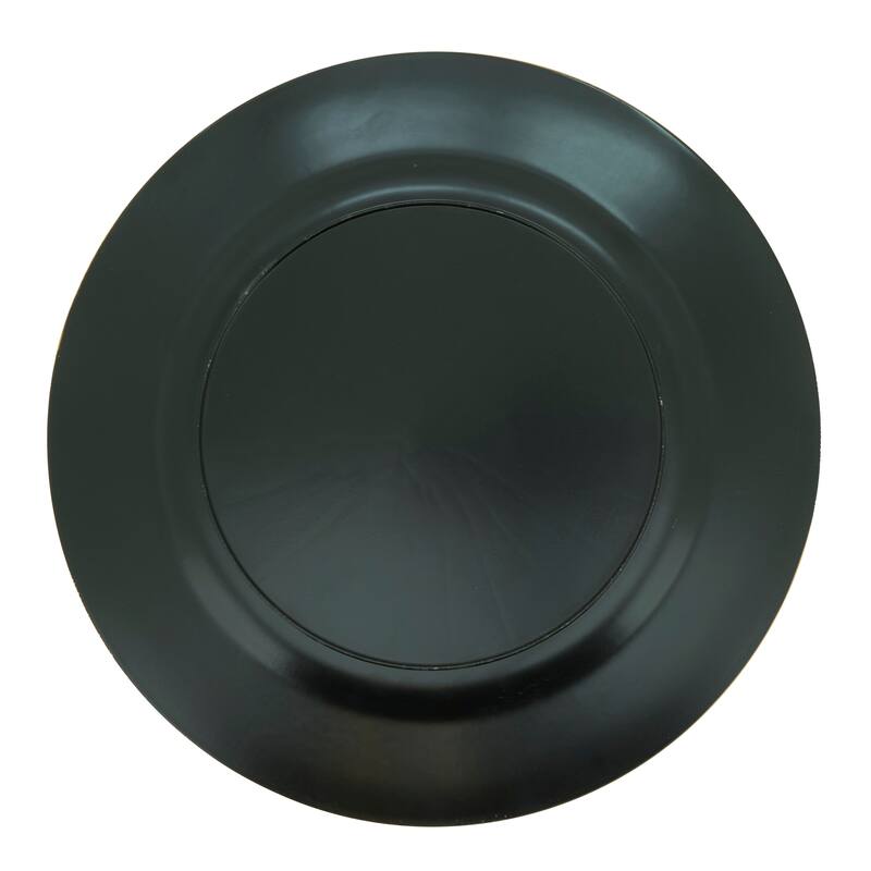 Textured Decorative Charger Plates (Set of 4) - Round Table Chargers for Dining & Entertaining, 13"