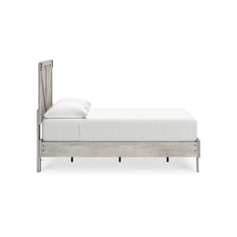 Signature Design by Ashley Shawburn White Platform Bed